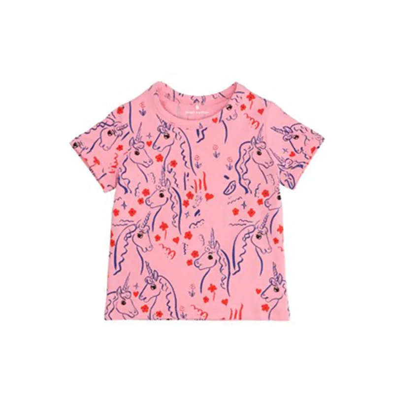 MINI RODINI T-shirt 'Scottish Unicorns'