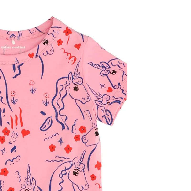 MINI RODINI T-shirt 'Scottish Unicorns'