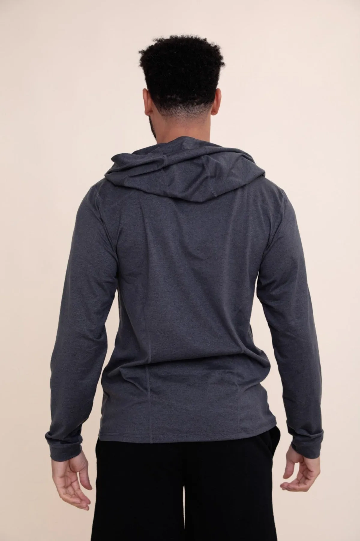 Morning Run Elevated Unisex Hoodie - Heather Grey