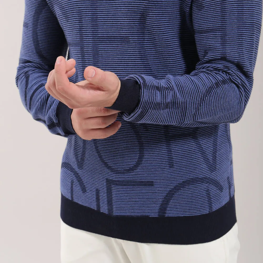 NATIVO | CHERV PATTERN CREW NECK SWEATER