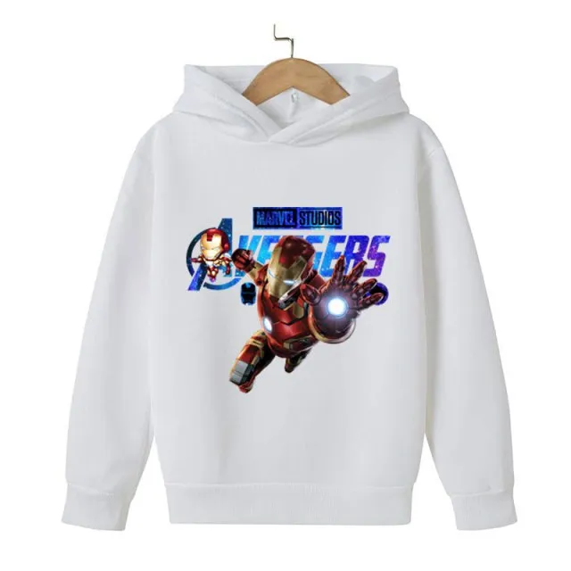 New Winter Iron Man clothing Boy Winter hoodies School clothes girls Sweatshirt Children&#39;s Outerwear Outdoor Leisure 4-14T