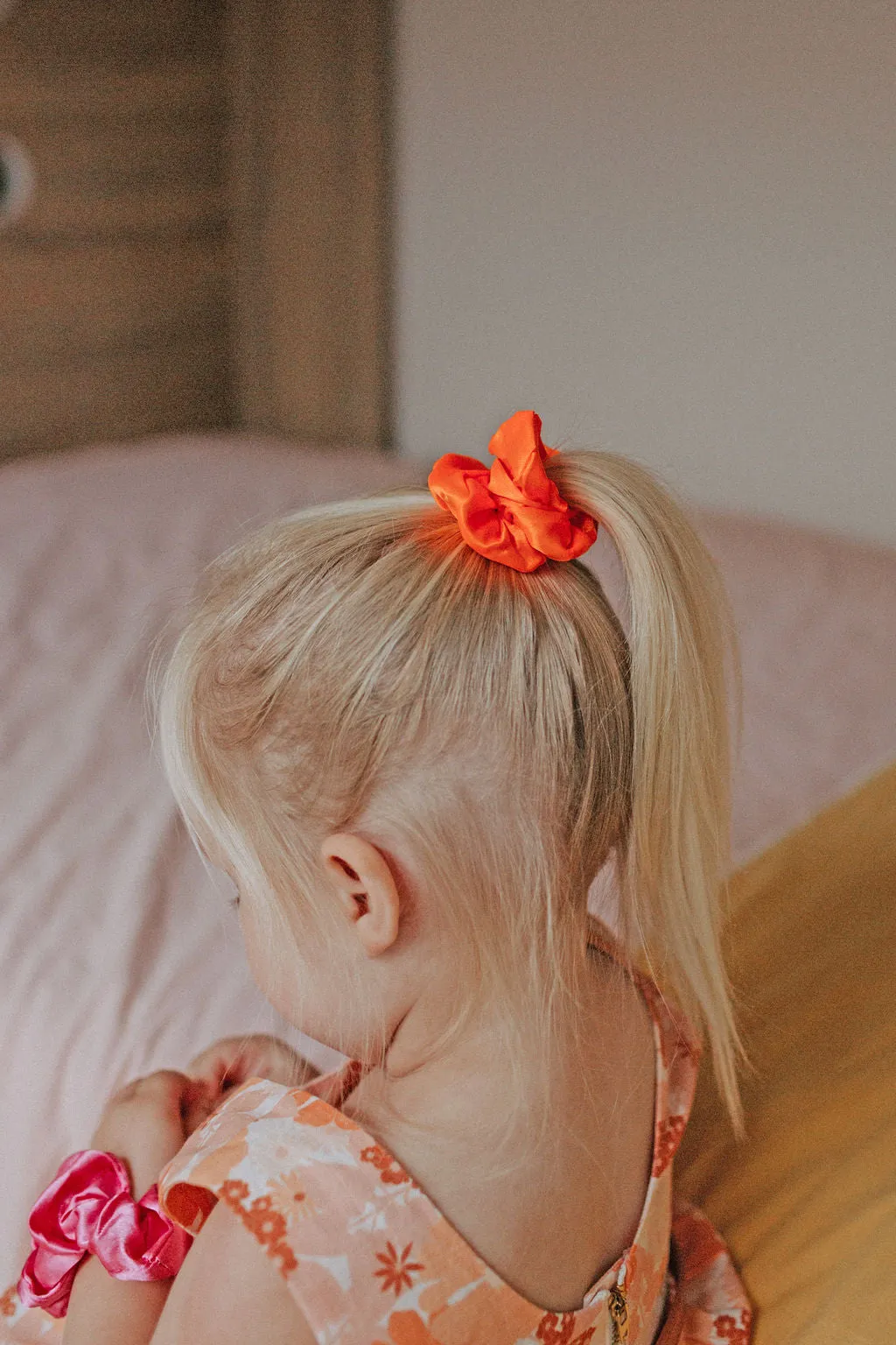 Papaya Scrunchie