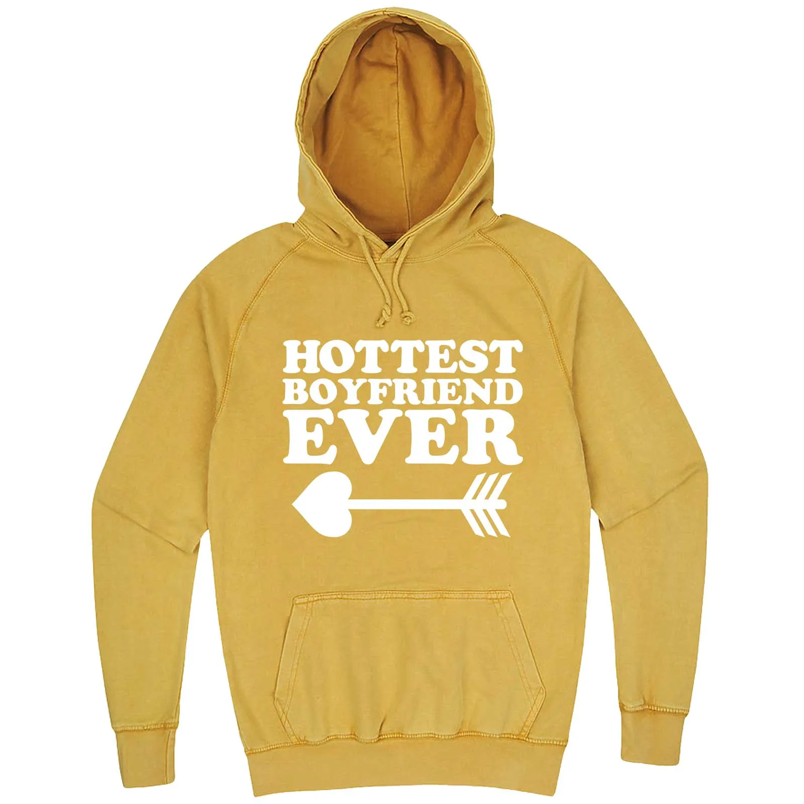 "Hottest Boyfriend Ever, White" hoodie