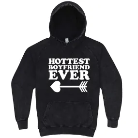 "Hottest Boyfriend Ever, White" hoodie