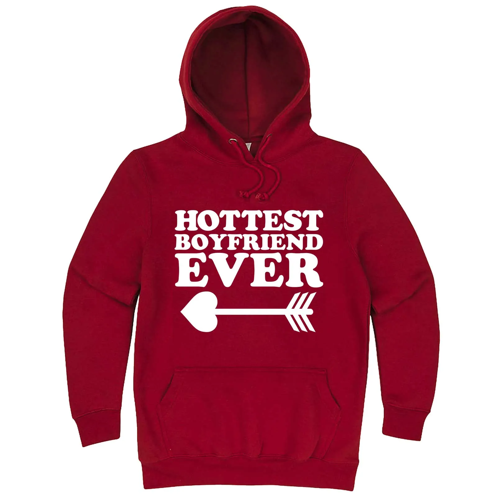 "Hottest Boyfriend Ever, White" hoodie