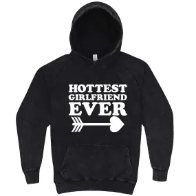 "Hottest Girlfriend Ever, White" hoodie