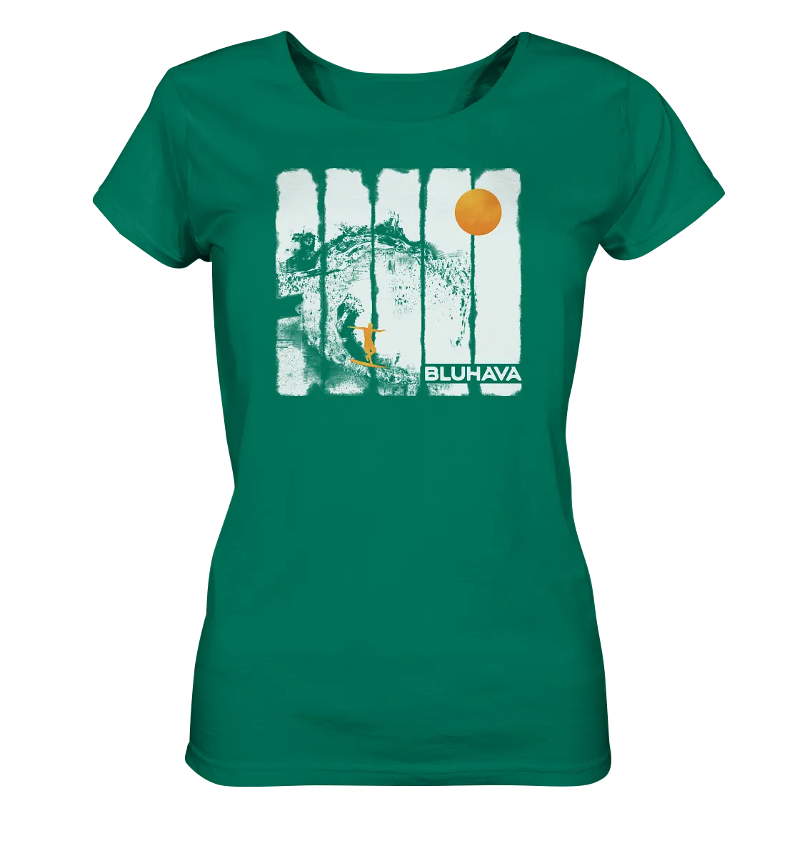 "Oceansplash Sunset Joy Ride" - Damen Premium Organic Shirt