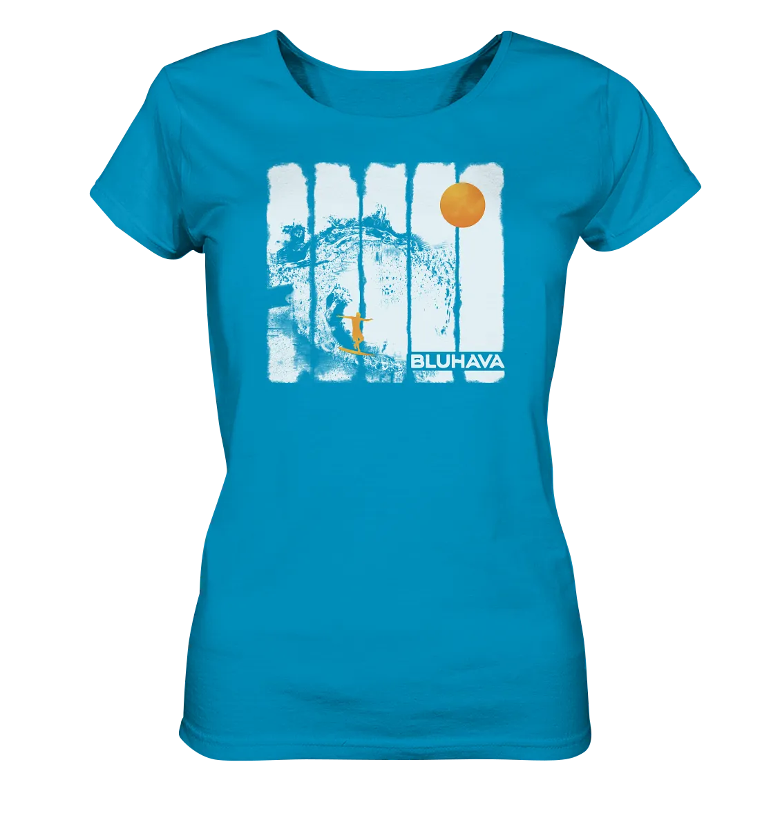 "Oceansplash Sunset Joy Ride" - Damen Premium Organic Shirt