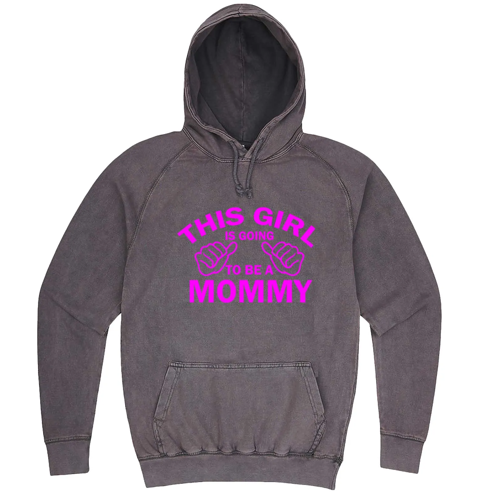 "This Girl is Going to Be a Mommy, Pink Text" hoodie