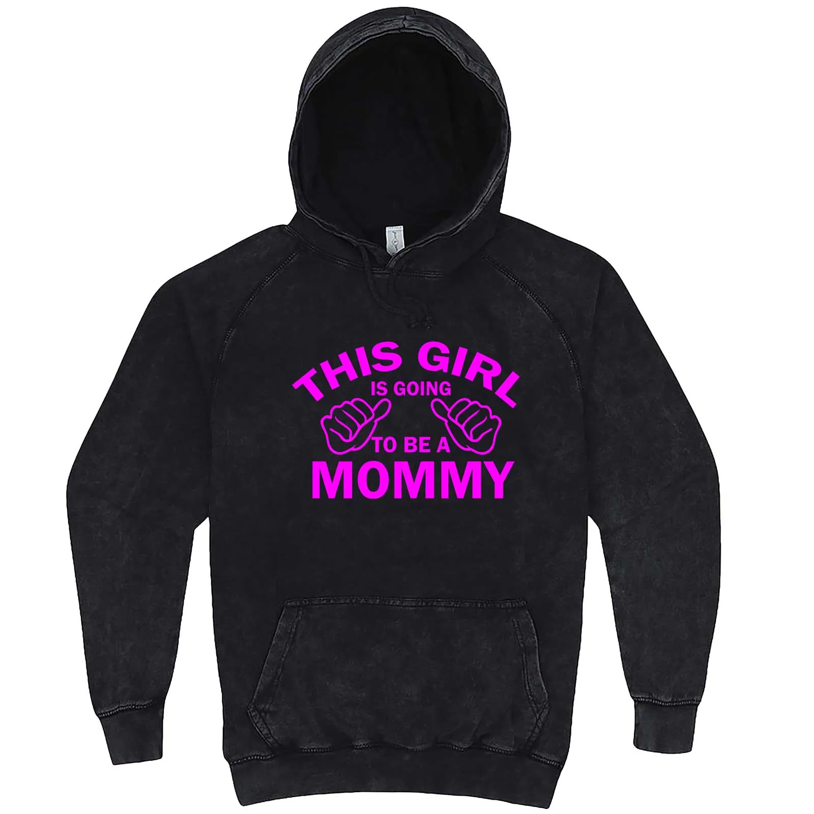 "This Girl is Going to Be a Mommy, Pink Text" hoodie