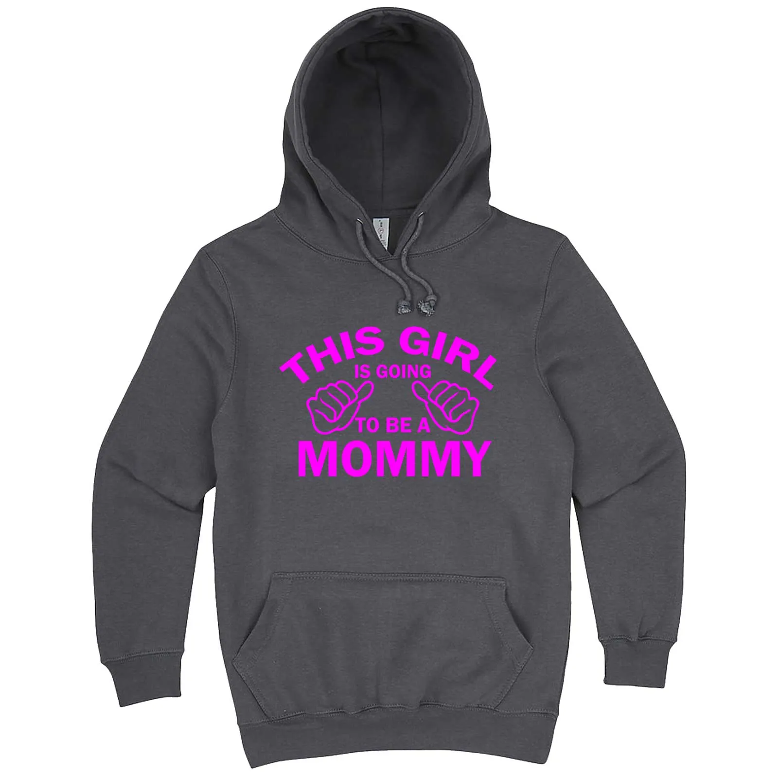 "This Girl is Going to Be a Mommy, Pink Text" hoodie