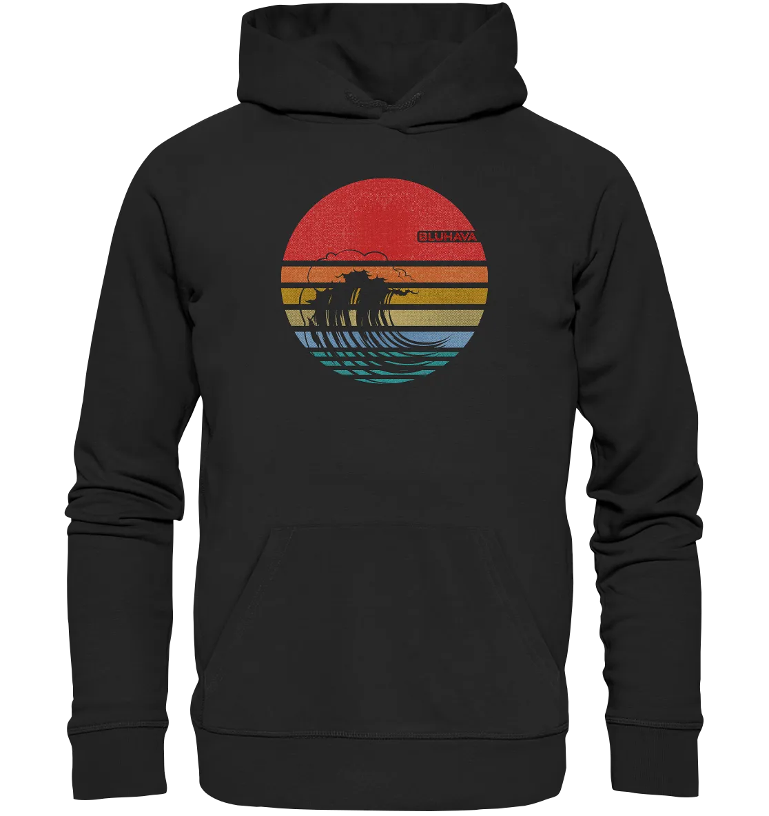 "Vintage Wave" - Unisex Premium Organic Hoodie