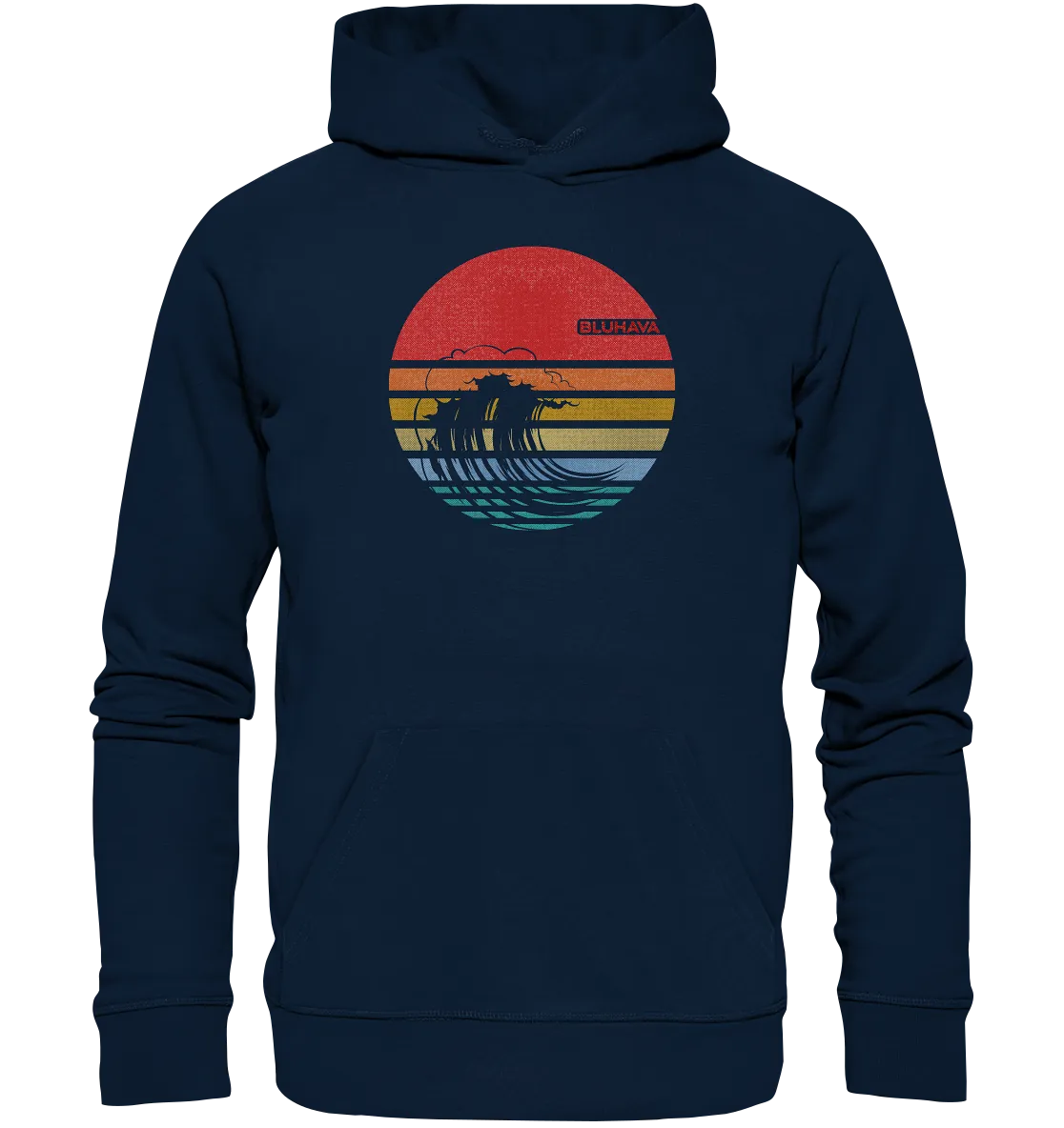 "Vintage Wave" - Unisex Premium Organic Hoodie