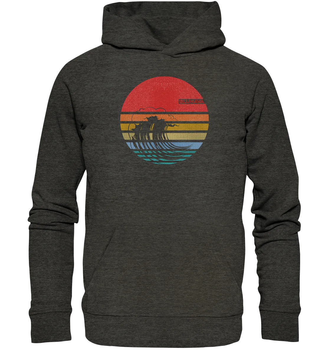 "Vintage Wave" - Unisex Premium Organic Hoodie