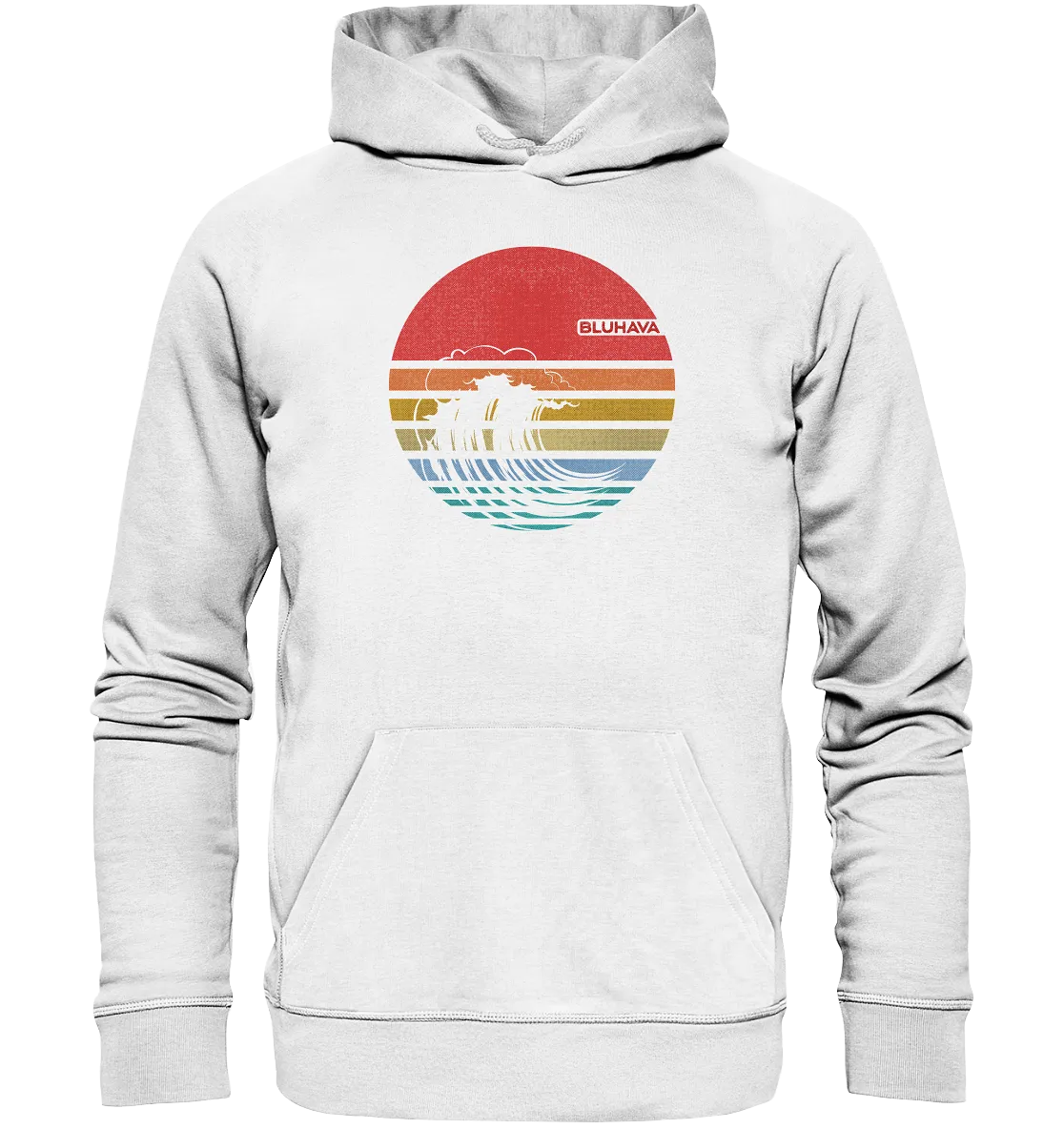 "Vintage Wave" - Unisex Premium Organic Hoodie