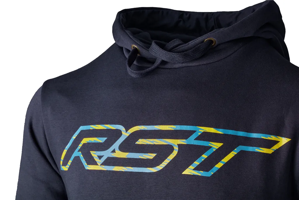 RST Dazzle Mens Casual Hoodie - Navy / Yellow