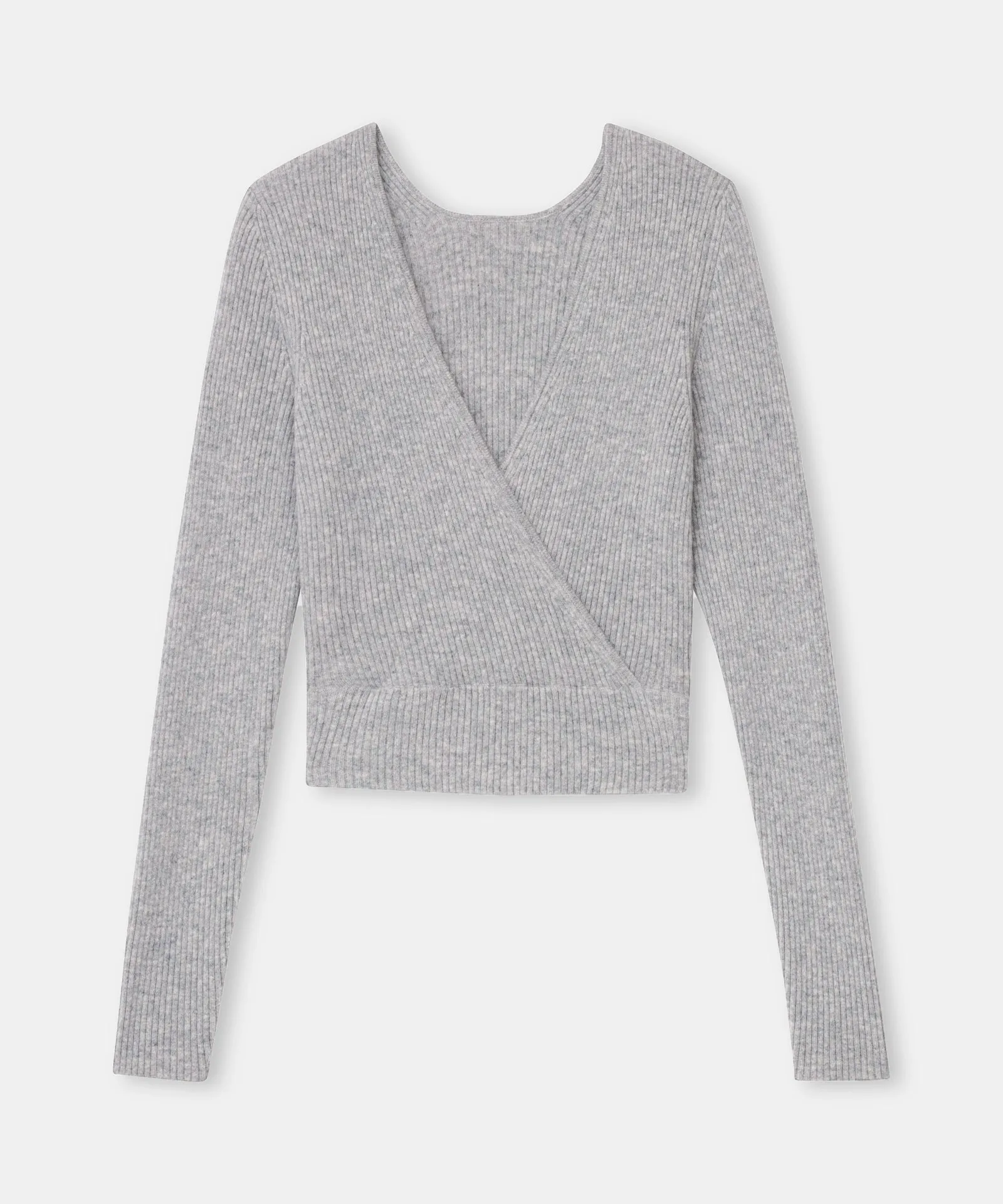 Signature Cashmere Crossover Sweater