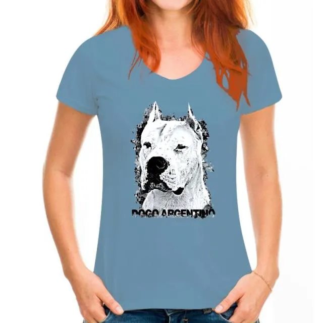 Simple Style Short Sleeve Cotton T Shirts Man Clothing Dogo Argentino Cool T-Shirts Designs Best Selling Men