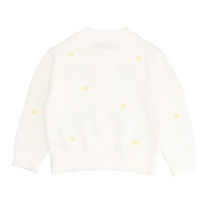 STELLA MCCARTNEY KIDS Flower Embroidery Cardigan