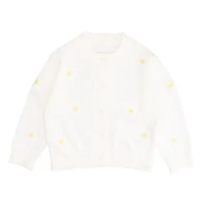 STELLA MCCARTNEY KIDS Flower Embroidery Cardigan