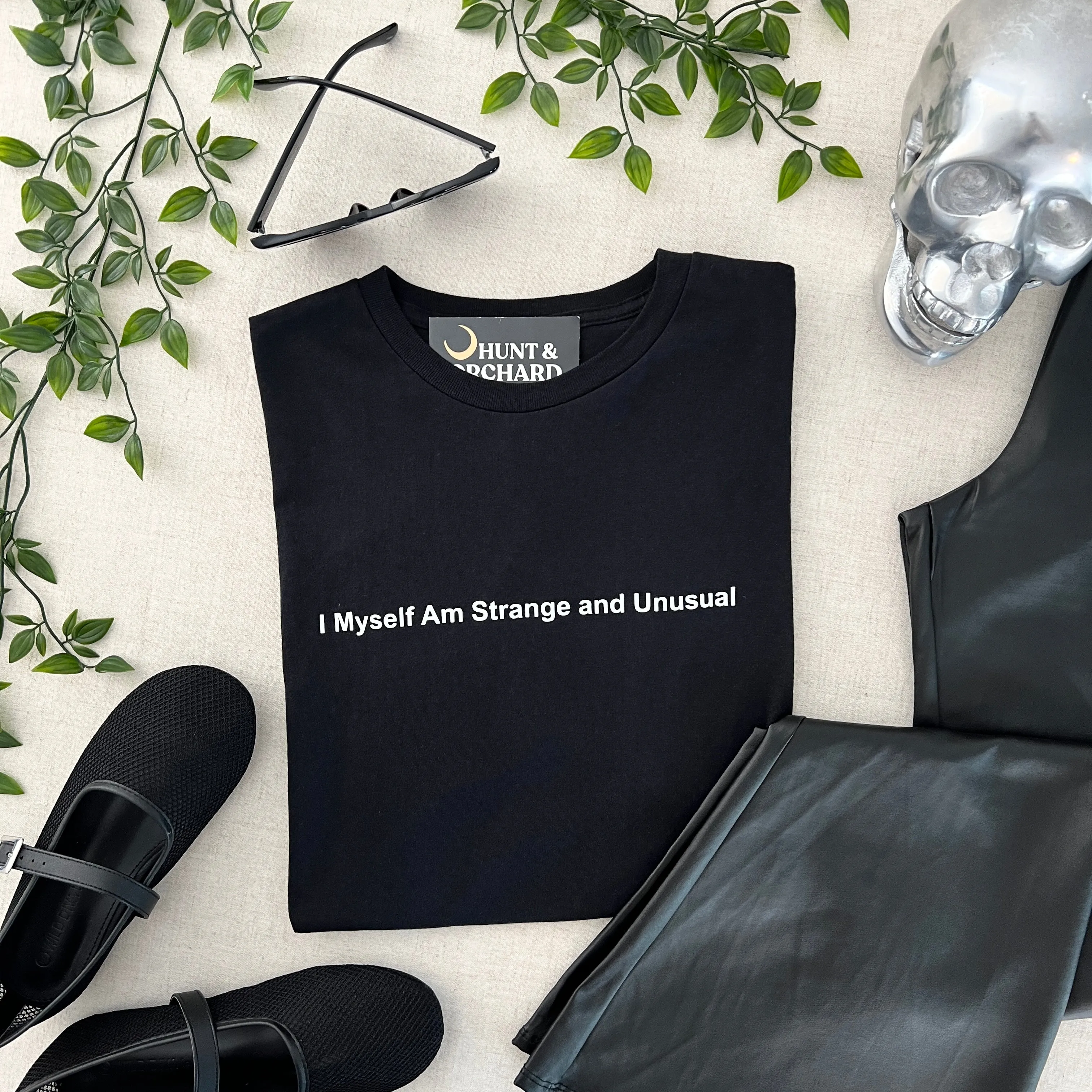 Strange and Unusual Tee - Black