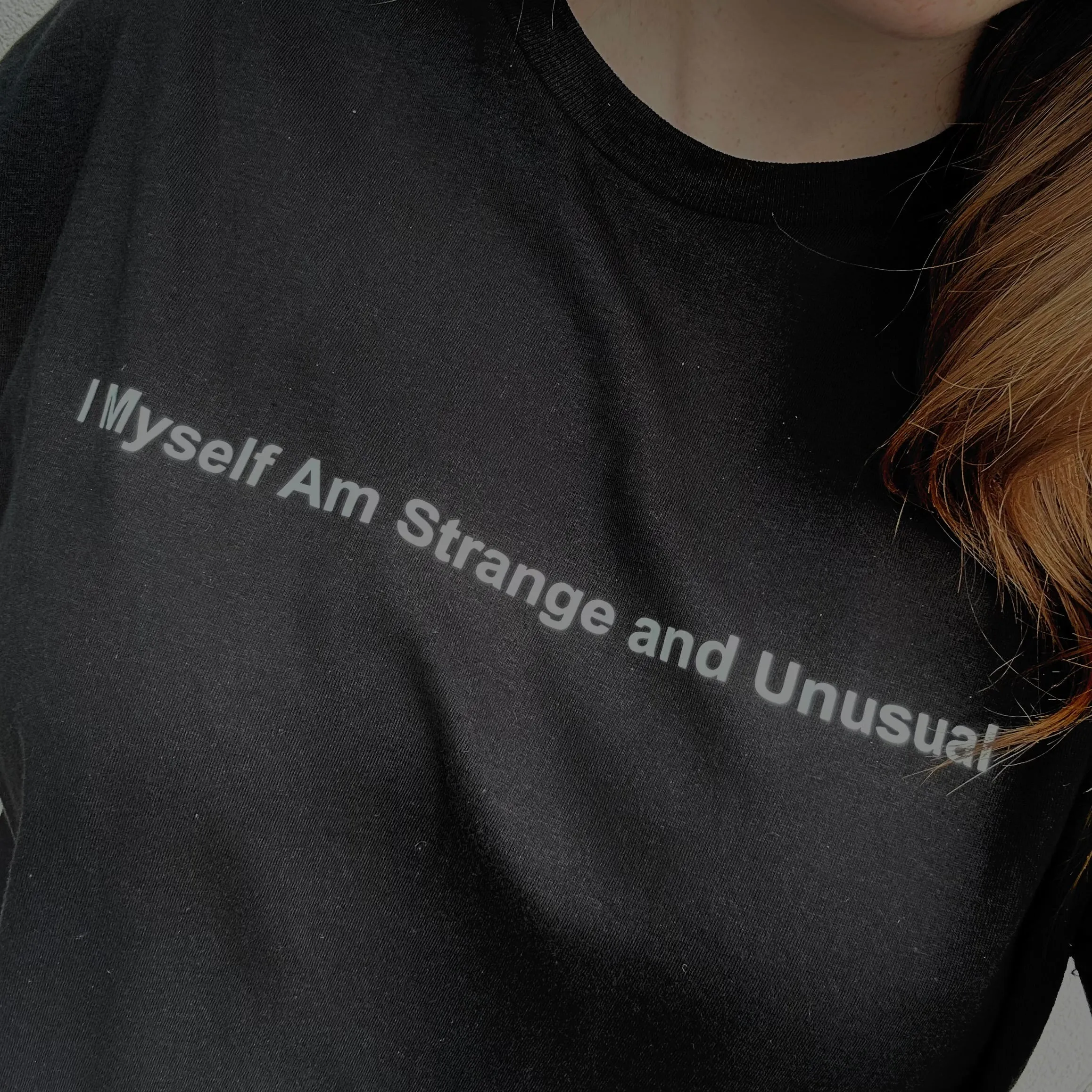 Strange and Unusual Tee - Black