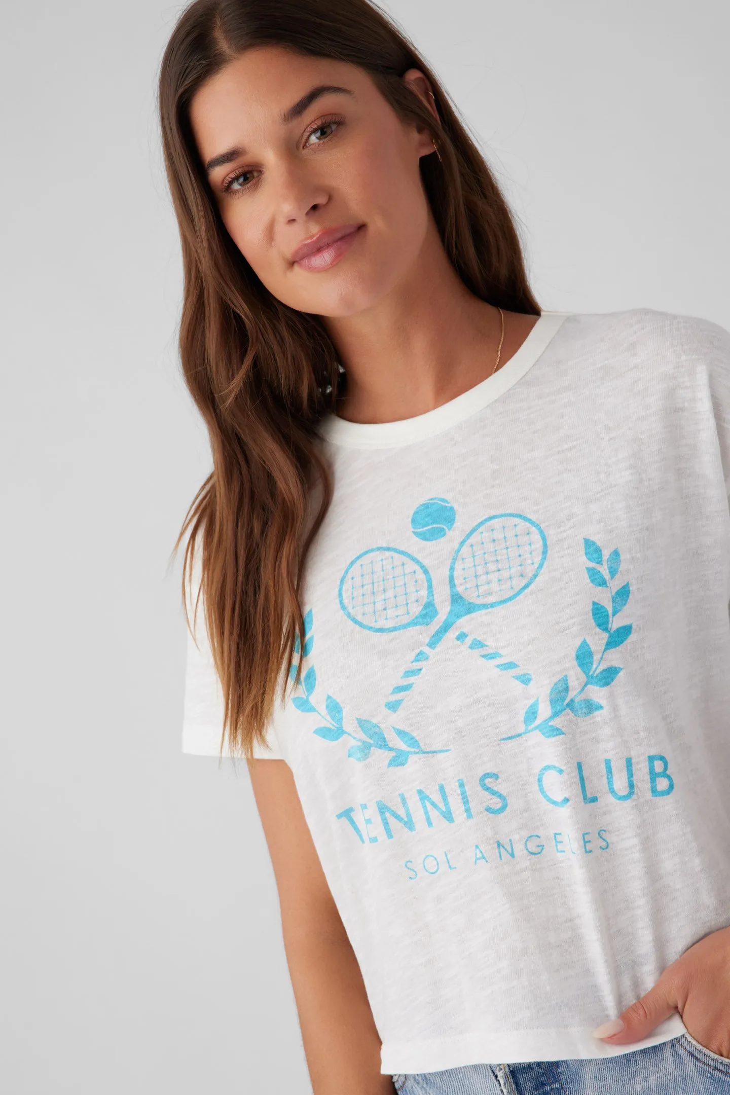 Tennis Club Boxy Tee