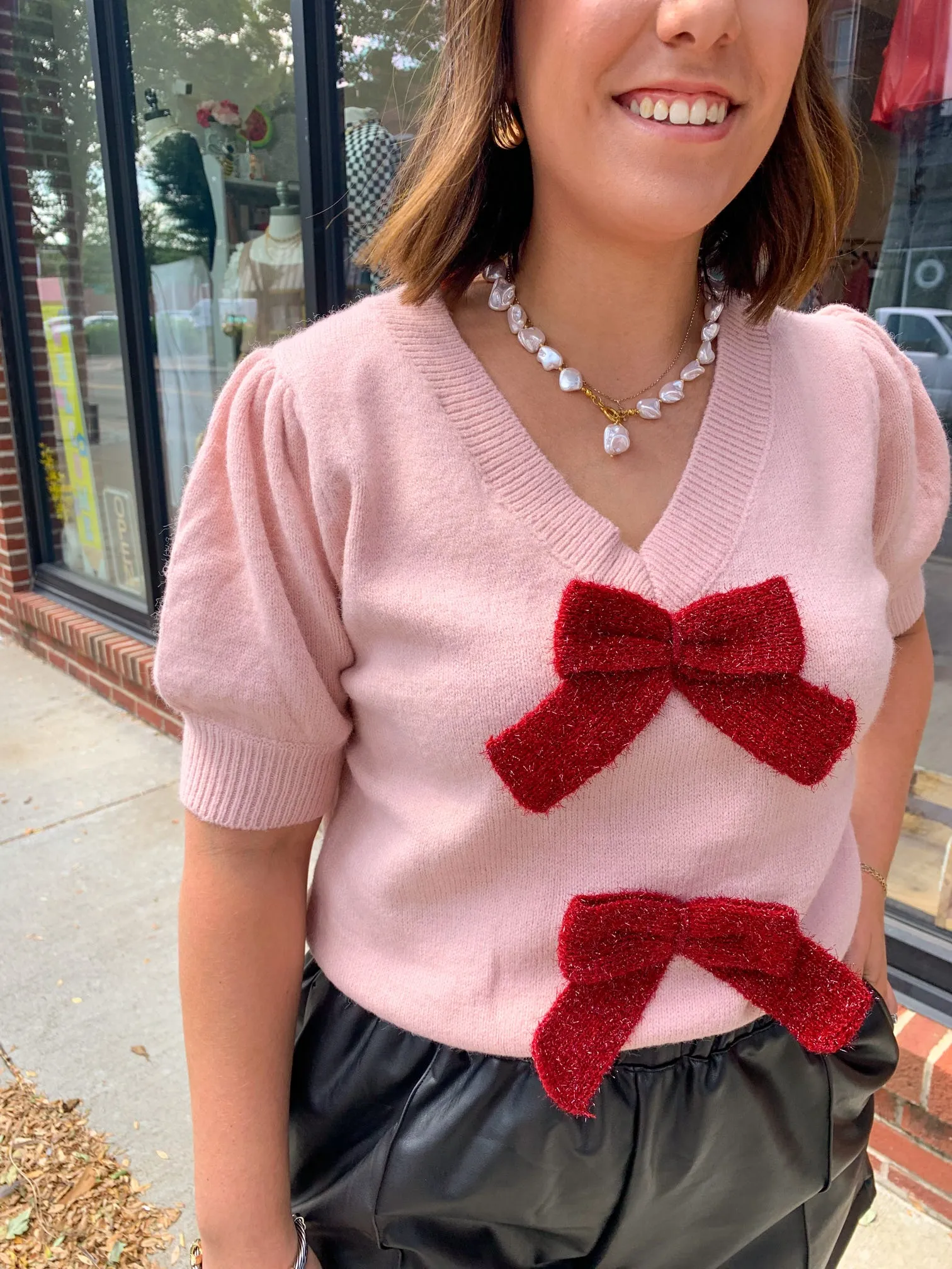 Tie It Up In A Bow Sweater Top