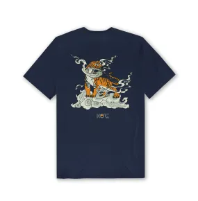 TIGER ON CLOUD TEE (NAVY)