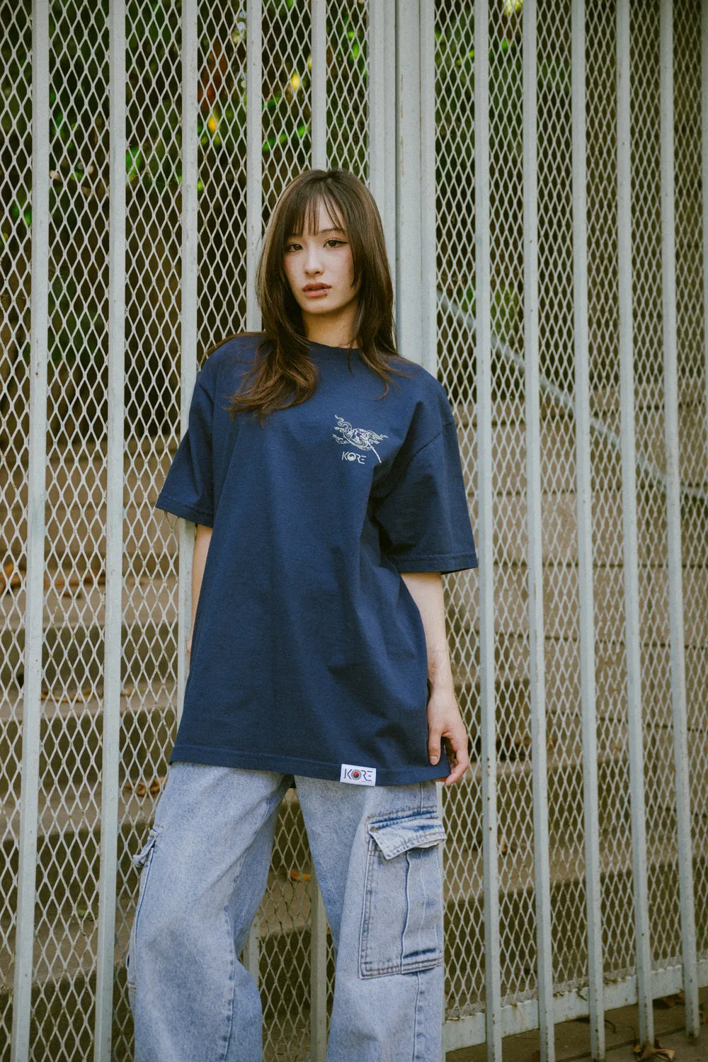 TIGER ON CLOUD TEE (NAVY)