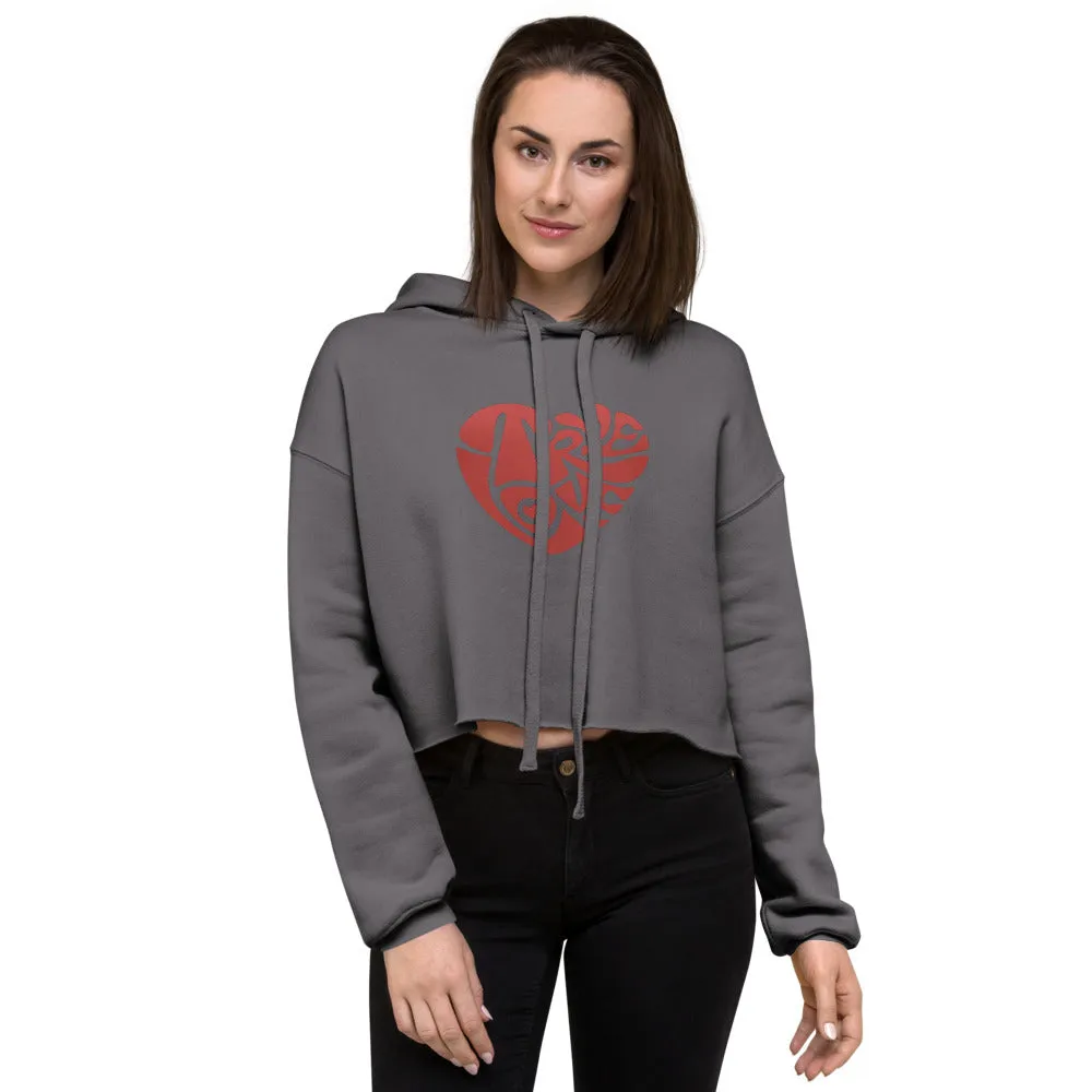 True Love by Wisam Women’s Crop Hoodie