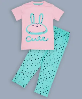 V Kids Cute Rabbit Nightwear