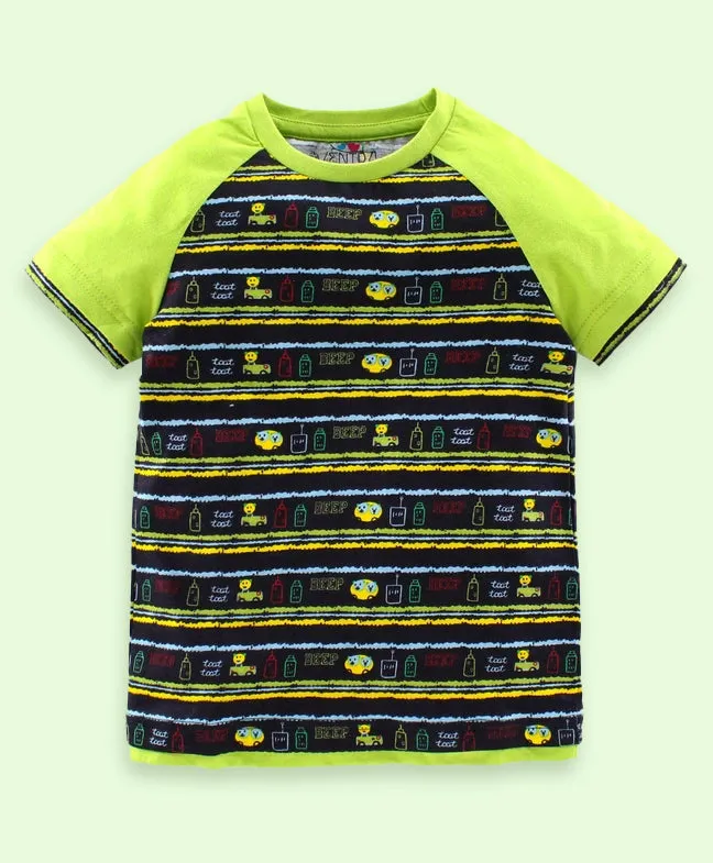 Ventra Boys Beep Green Nightwear