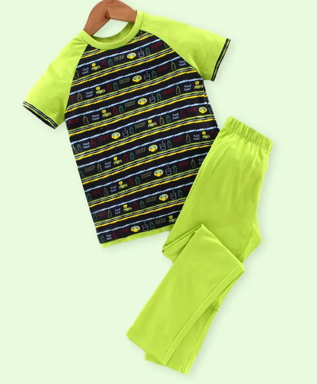 Ventra Boys Beep Green Nightwear