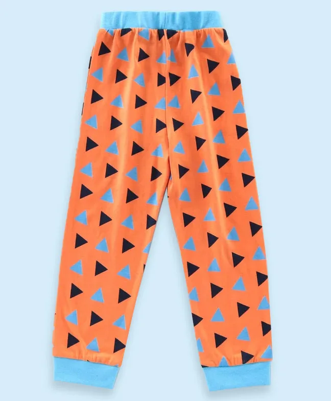 Ventra Boys Blue Orange Stripes Nightwear