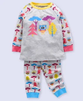 Ventra Boys Owl Print Nightwear