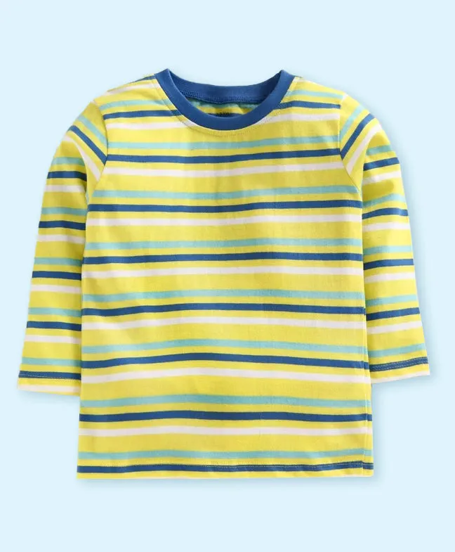 Ventra Boys Striped Yellow Nightwear