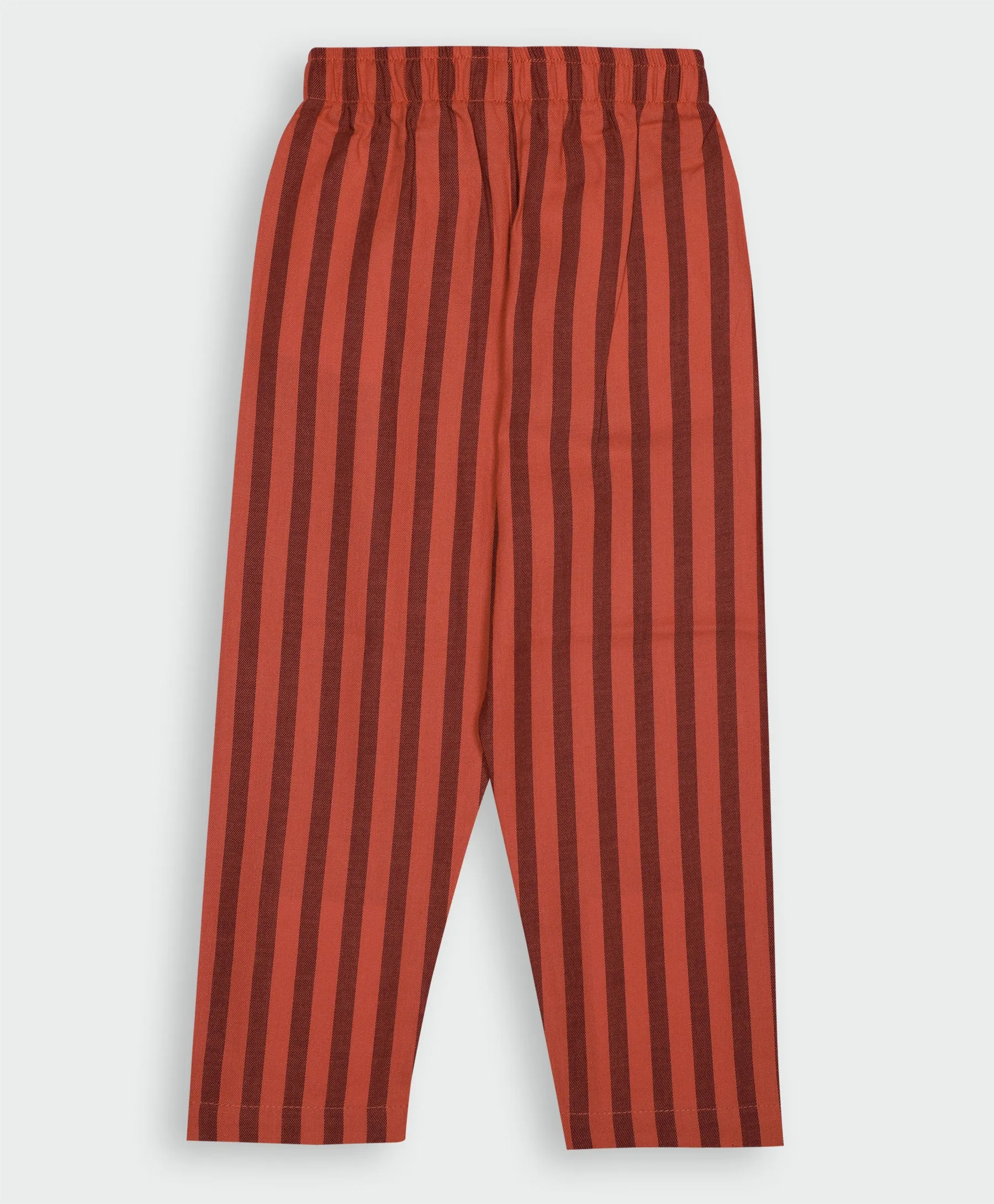 Ventra Brown Stripe Nightwear