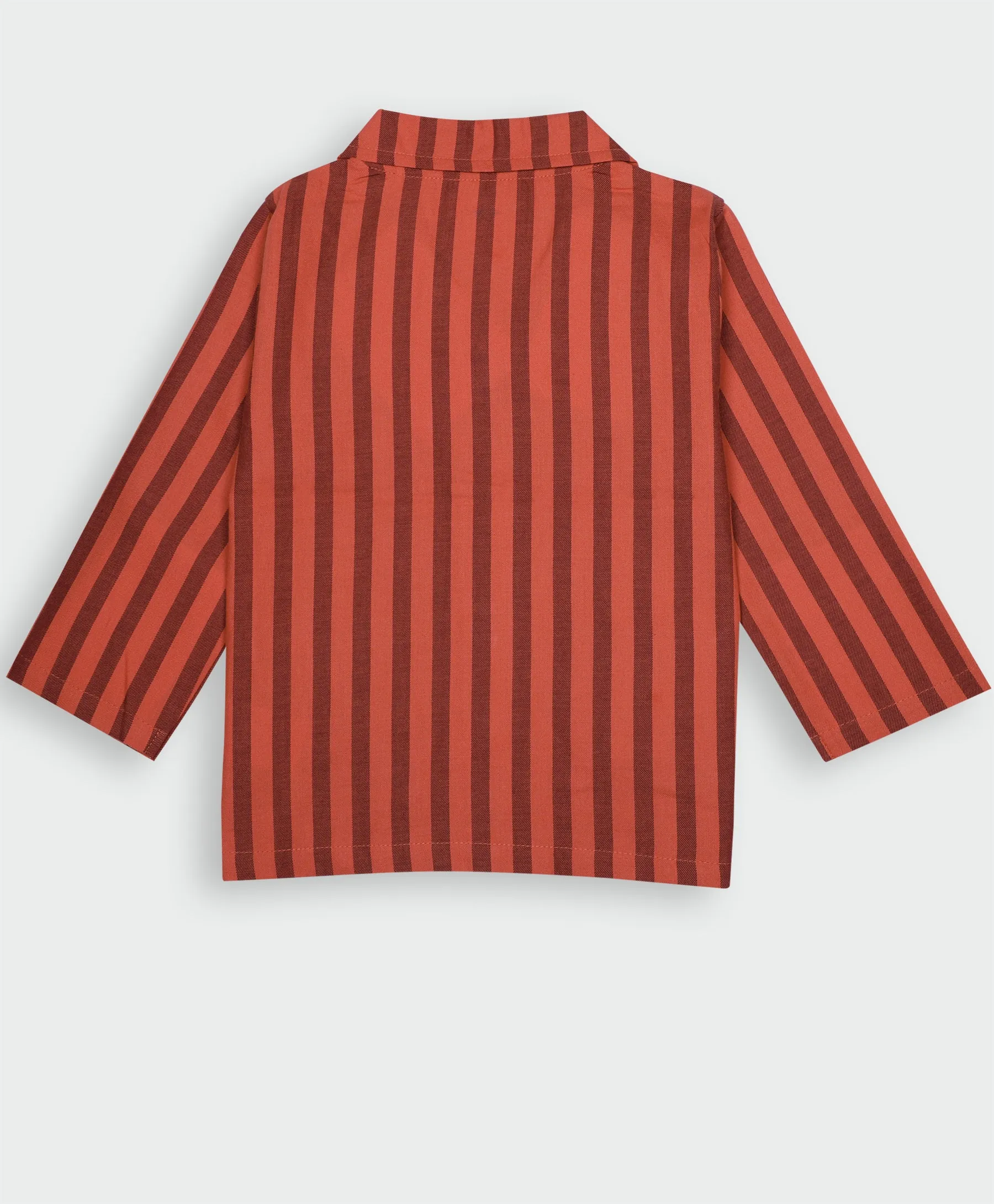 Ventra Brown Stripe Nightwear