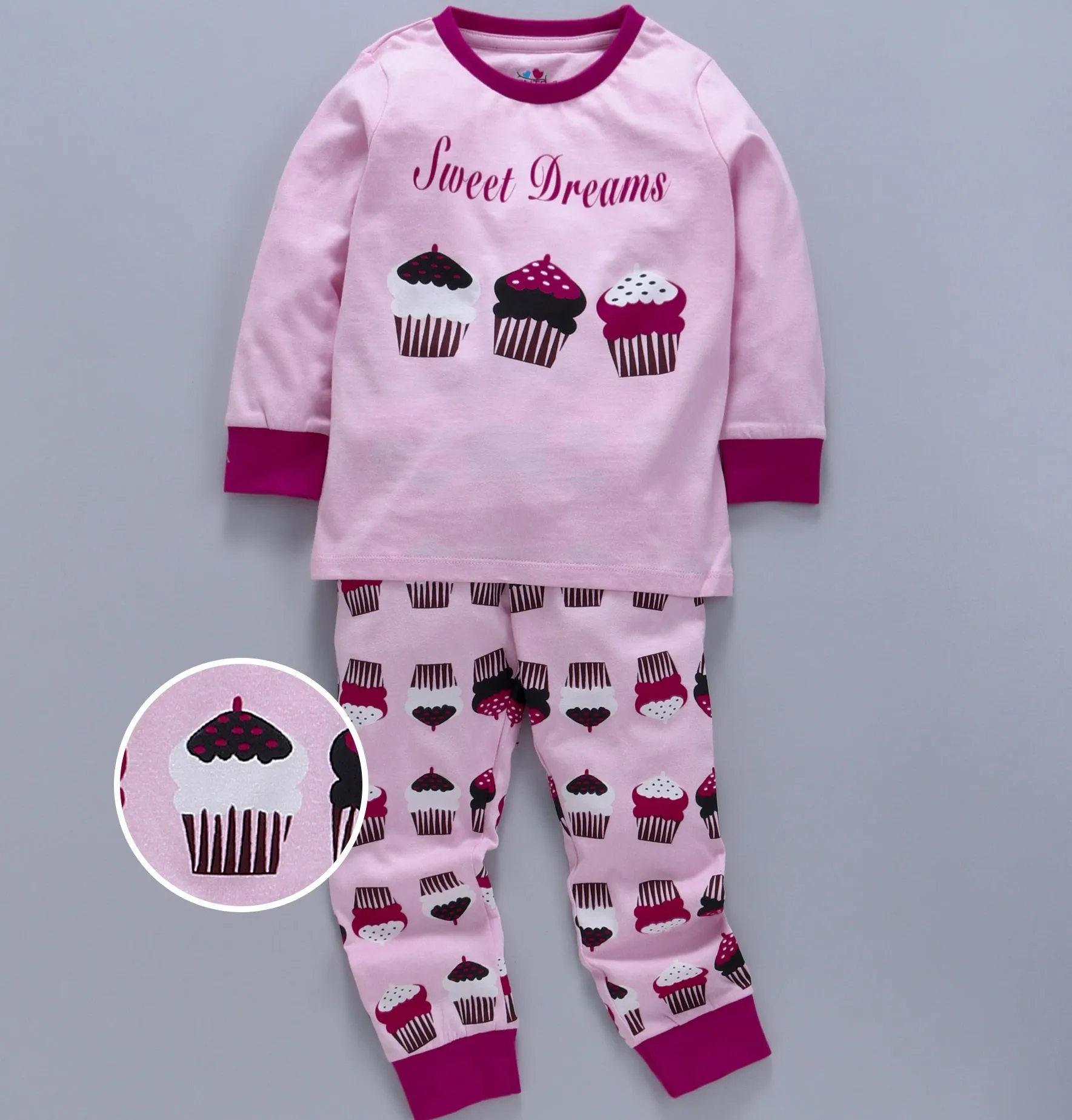 Ventra Girls Cupcake Nightwear