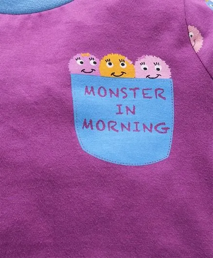 Ventra Girls  Monster Print Nightwear