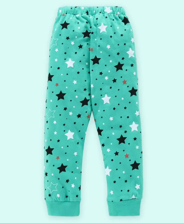 Ventra Girls Shine Star Green Nightwear