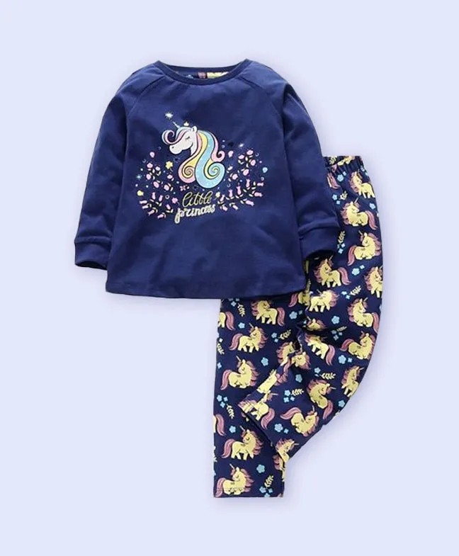 Ventra Girls Unicorn Print Nightwear