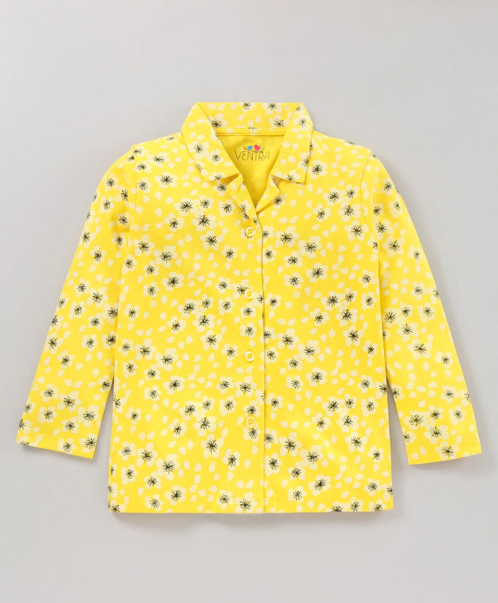 Ventra Girls Yellow Nightwear