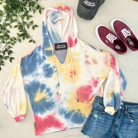 Wanderlust Hoodie - Tie Dye