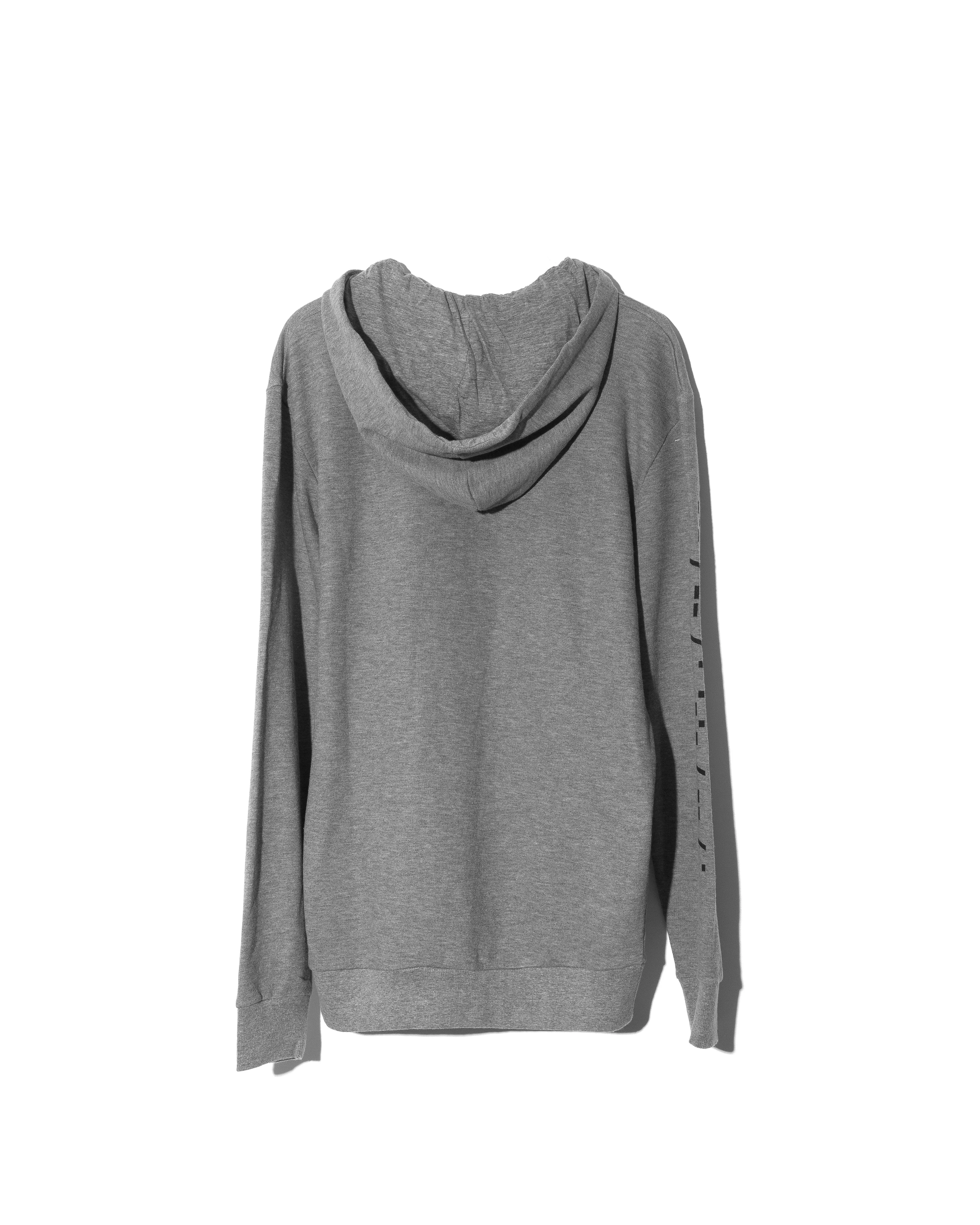 Word Mark Hoodie Heather Gray