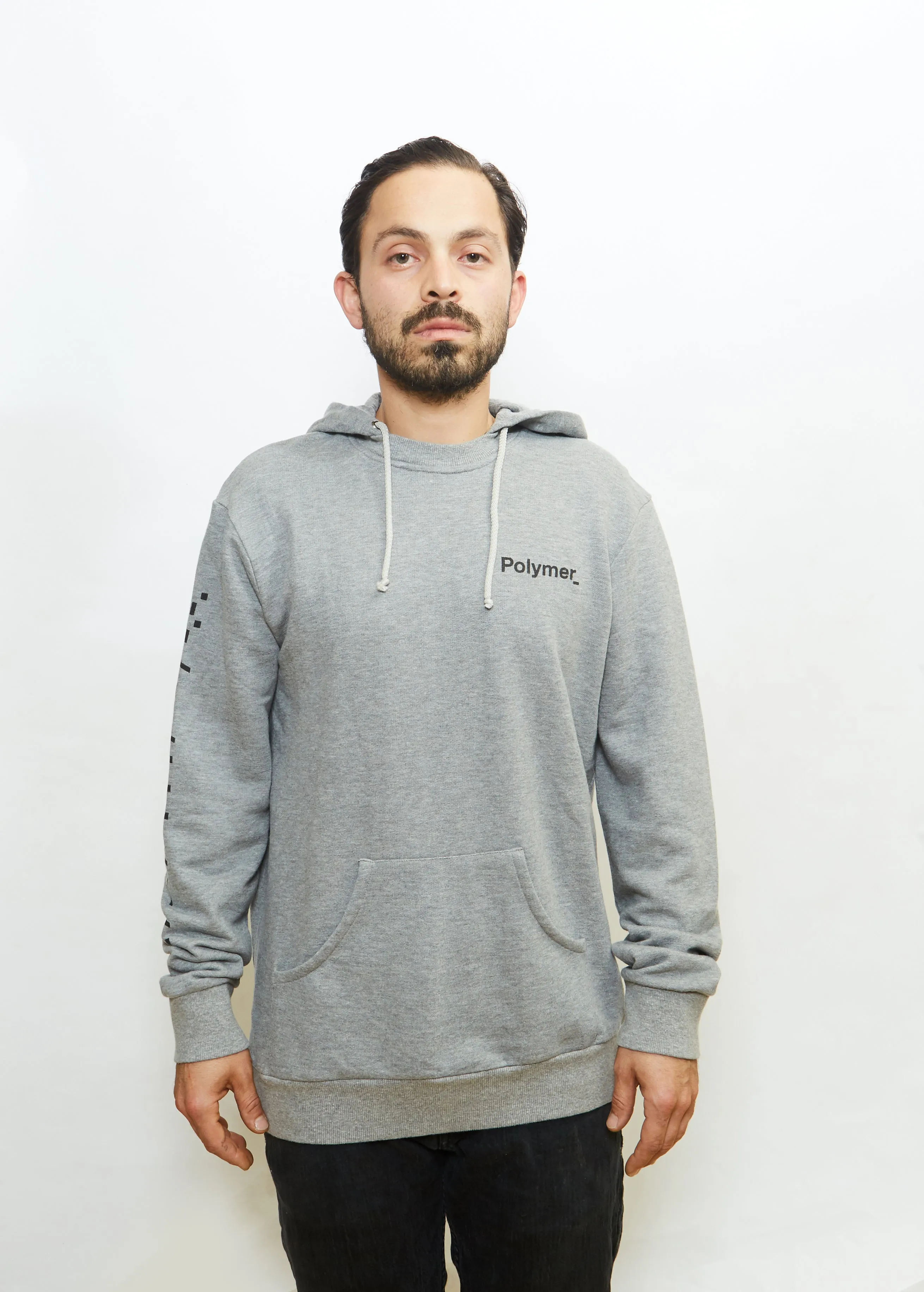 Word Mark Hoodie Heather Gray