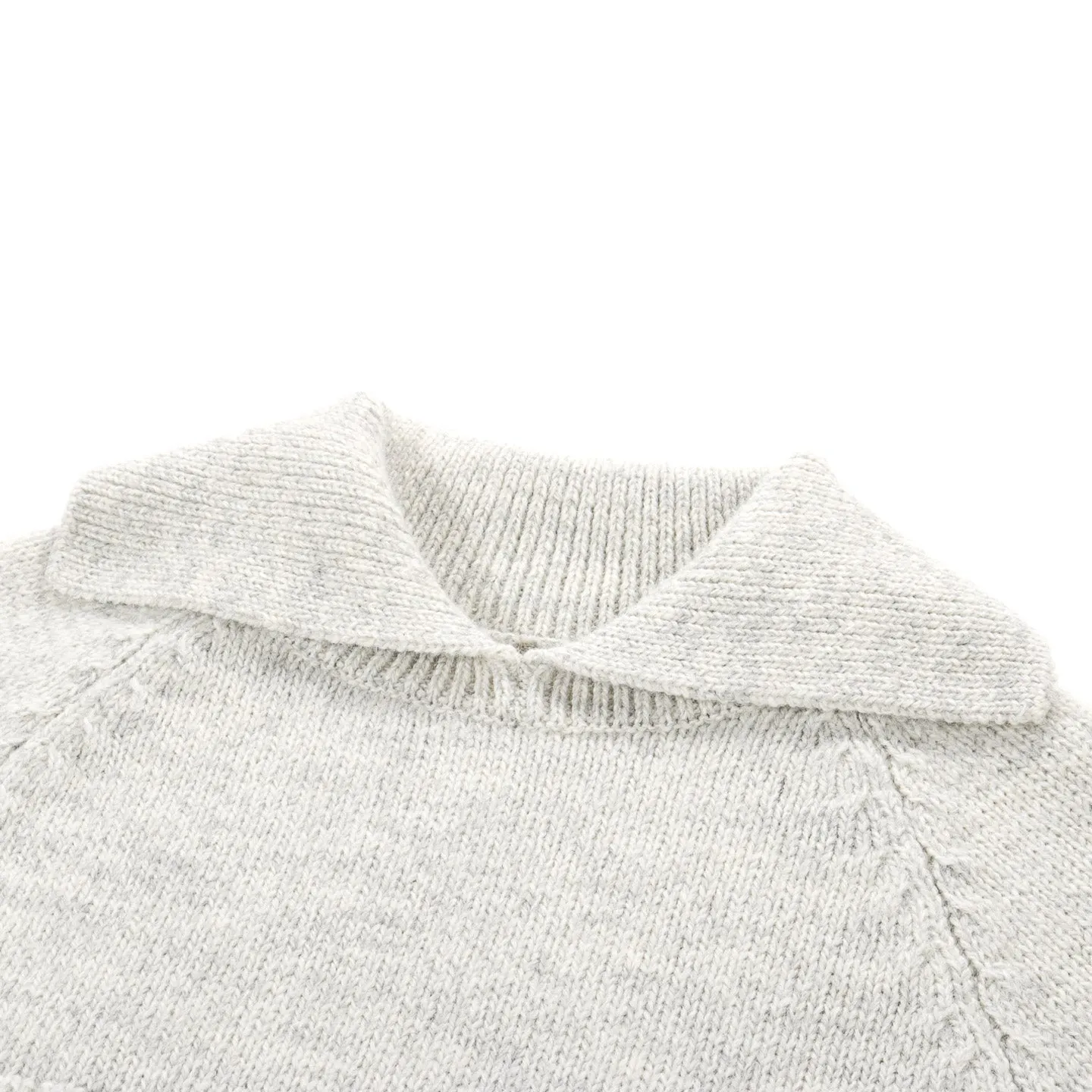 Sailors Neck Sweater in Morning Mist by Xenia Telunts