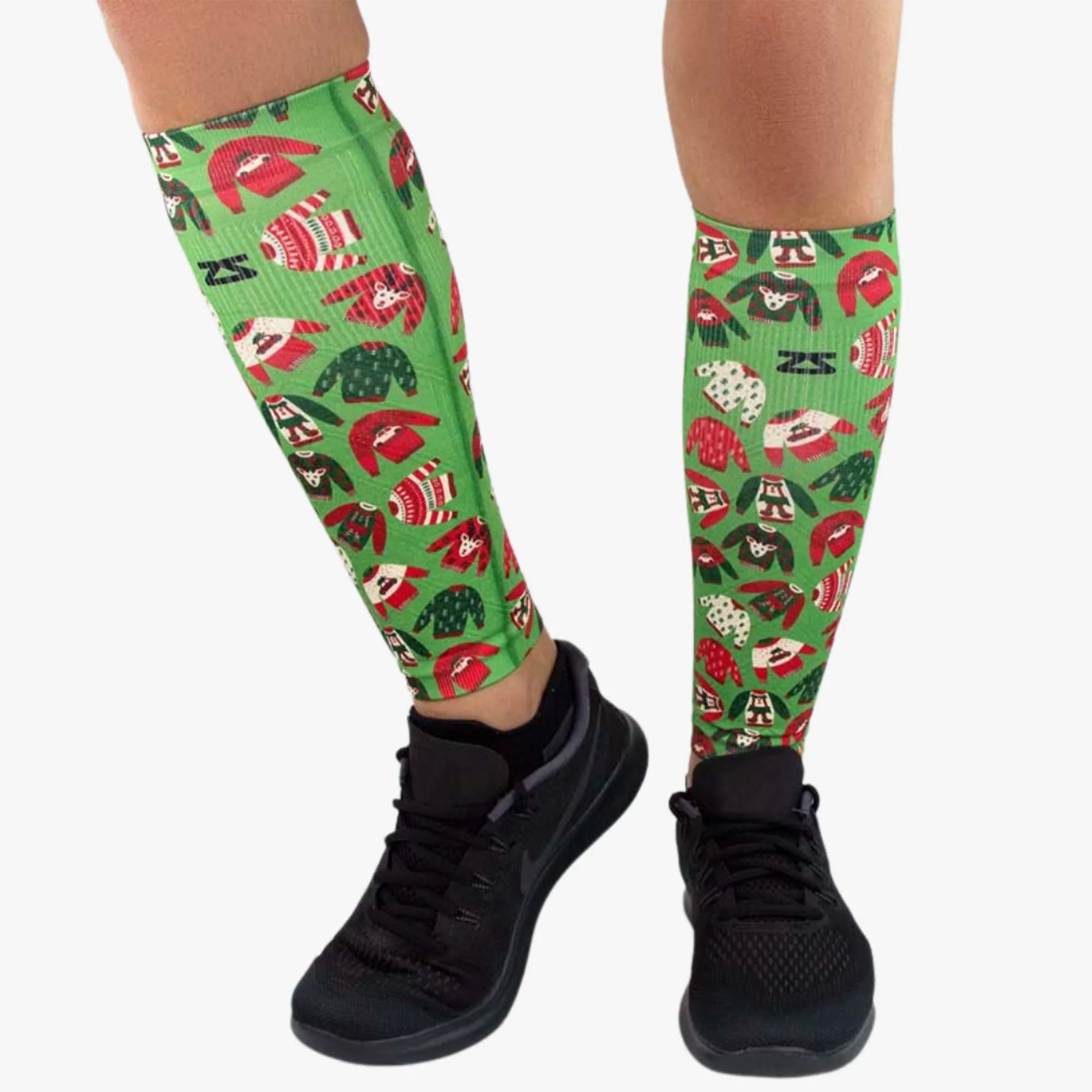 Xmas Sweater Compression Leg Sleeves