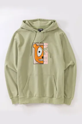 Youth | Half Face Green Hoodie